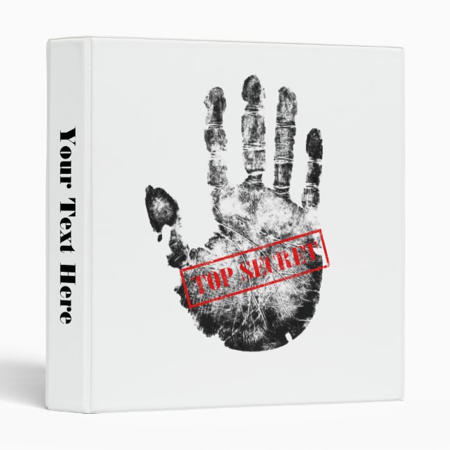 Top Secret Binder (Front/Spine)