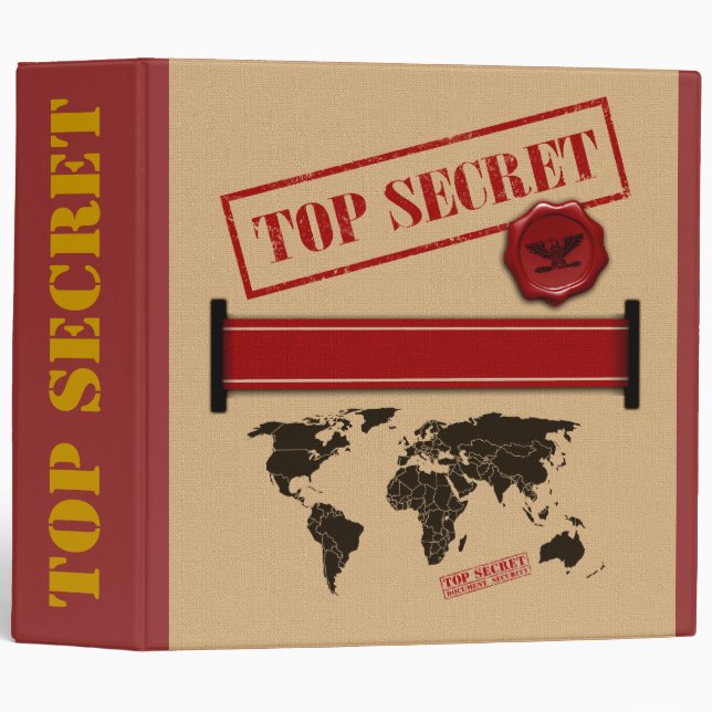 Top Secret Binder (Front/Spine)