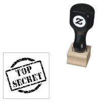 Top Secret Classic Sign Rubber Stamp