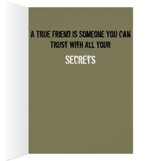 Top Secret Classified (Inside (Right))