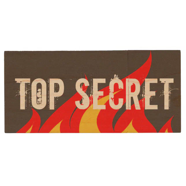 Top secret classified USB pendrive flash drive | Zazzle