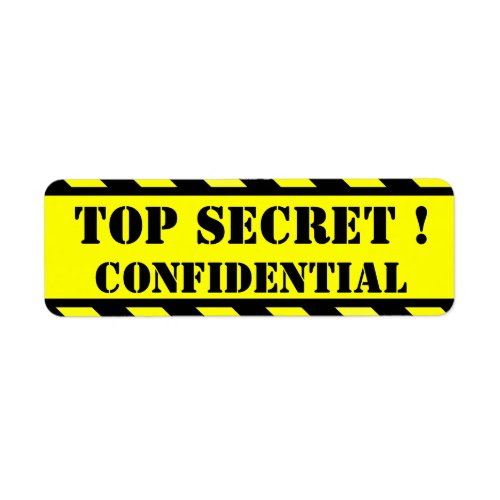 top secret _ confidential labels