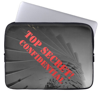 top secret - confidential laptop sleeve