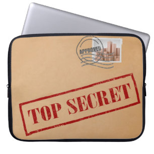 Top Secret Envelope Laptop Sleeve