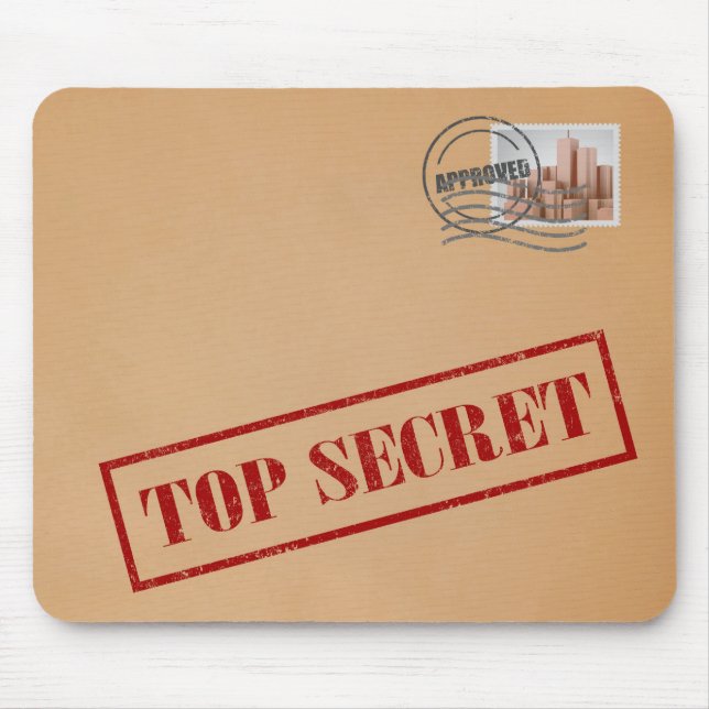 Top Secret Envelope Mousepad (Front)