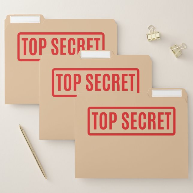 Top Secret File Folder (Set)