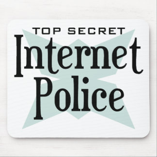 Top Secret Intenet Police Mouse Pad