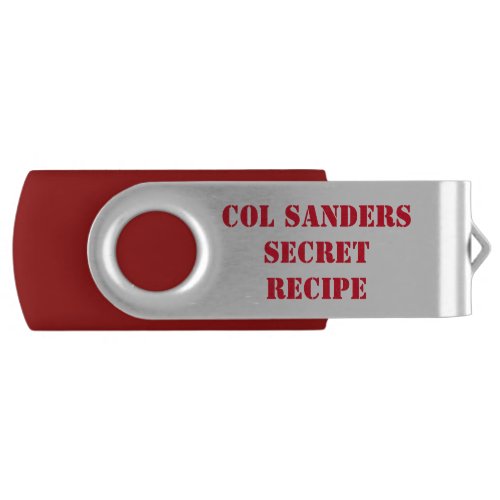 Top Secret KFC Recipe USB Flash Drive