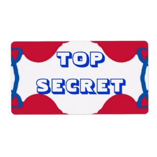 Top Secret Labels | Zazzle