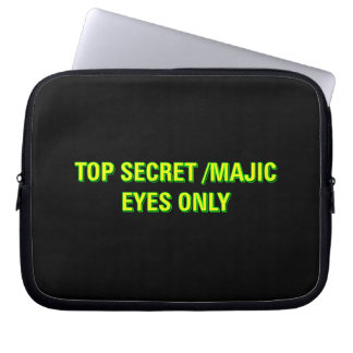 Top Secret /Majic Eyes Only Laptop Sleeve
