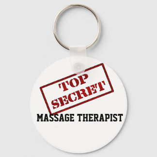 TOP SECRET MASSAGE THERAPIST KEYCHAIN
