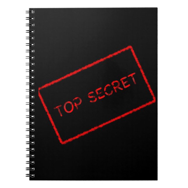 TOP SECRET NOTEBOOK (Front)