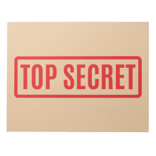 Top Secret Notepad