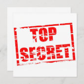 Top secret rubber stamp effect (Front/Back)