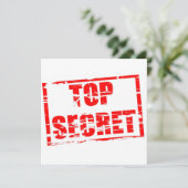 Top secret rubber stamp effect (Standing Front)