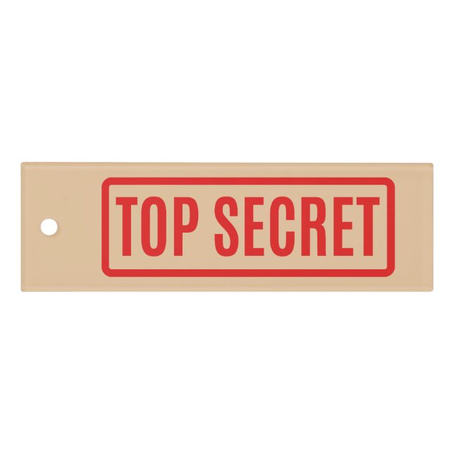 Top Secret Ruler (Front)