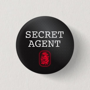Top Secret / Secret Agent / Classified Button