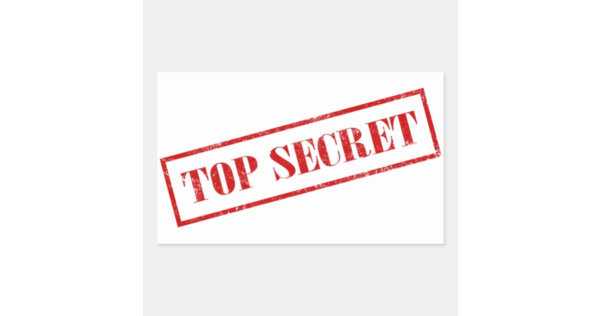 Top Secret Stickers | Zazzle