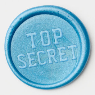 Top Secret Surprise Wax Seal Sticker