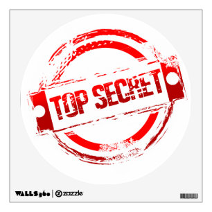 Top Secret Wall Decal