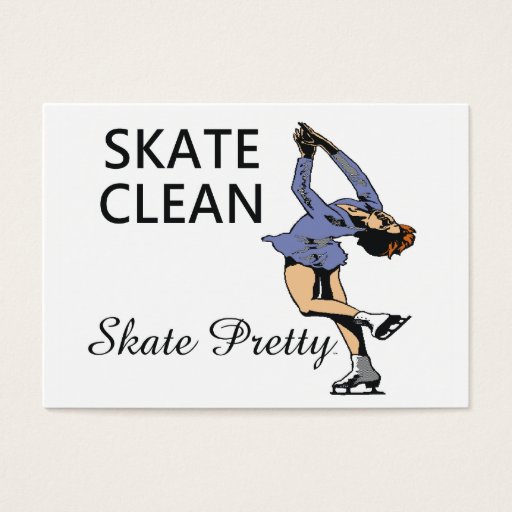 Customizable TOP Skate Clean Business Card Template