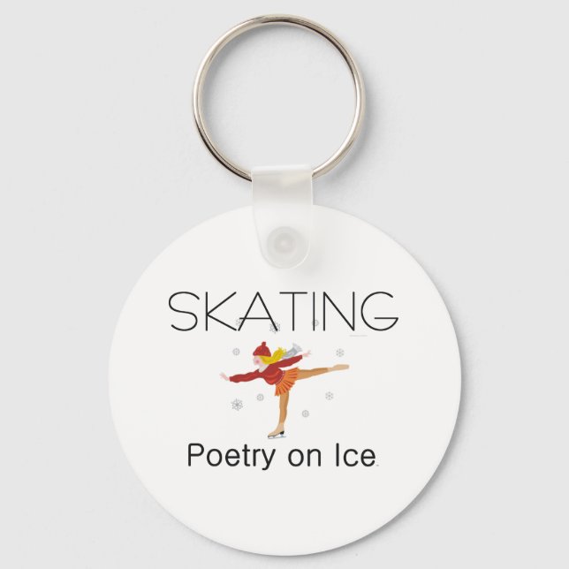 TOP Skating Poetry Keychain (Front)