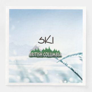 TOP Ski BC Paper Dinner Napkins