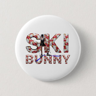 TOP Ski Bunny Button