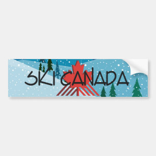 TOP Ski Canada Bumper Sticker