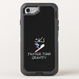 TOP Ski Faster OtterBox Defender iPhone SE/8/7 Case