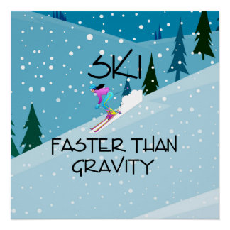TOP Ski Faster Poster