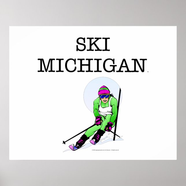 TOP Ski Michigan Poster (Front)
