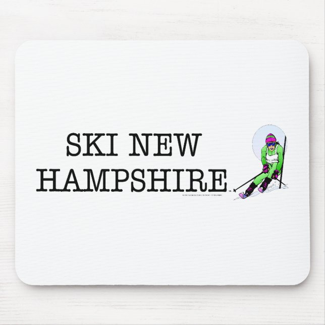 TOP Ski New Hampshire Mouse Pad (Front)
