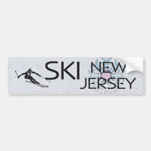 TOP Ski New Jersey Bumper Sticker