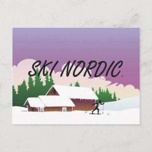 TOP Ski Nordic Postcard
