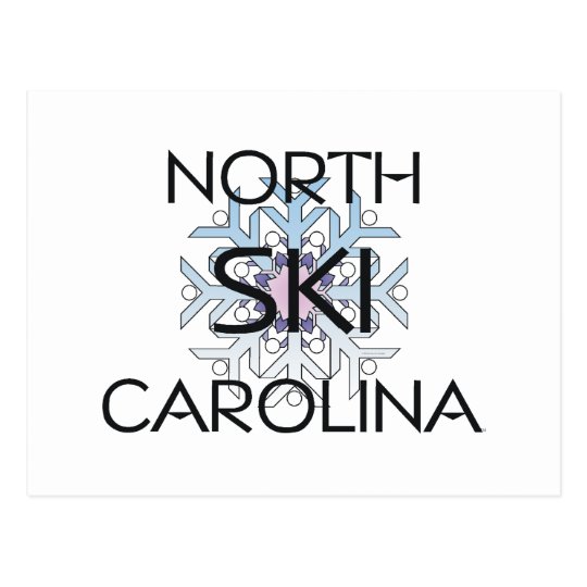 TOP Ski North Carolina Postcard