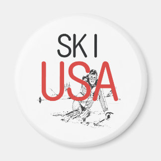 TOP Ski USA Magnet