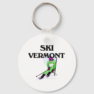 TOP Ski Vermont Keychain