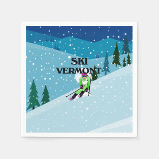 TOP Ski Vermont Napkins