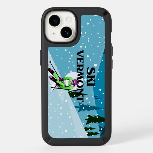 TOP Ski Vermont Speck iPhone 14 Case
