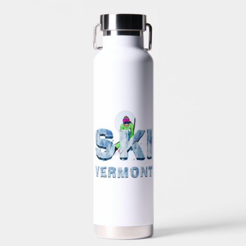 TOP Ski Vermont Water Bottle