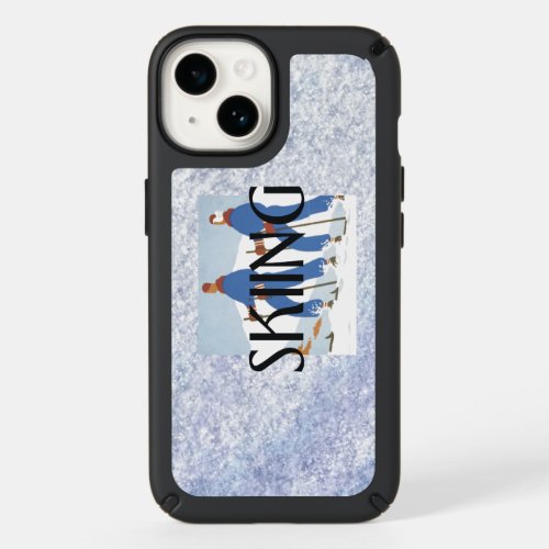TOP Skiing Speck iPhone 14 Case