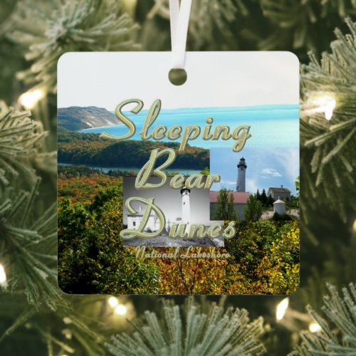 TOP Sleeping Bear Dunes Metal Ornament