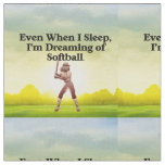 TOP Softball Dreams Fabric