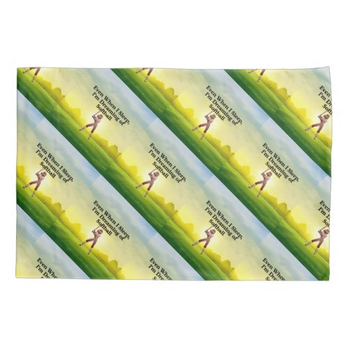 TOP Softball Dreams Pillow Case