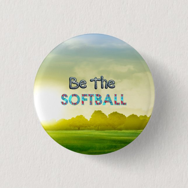TOP Softball Slogan Button (Front)
