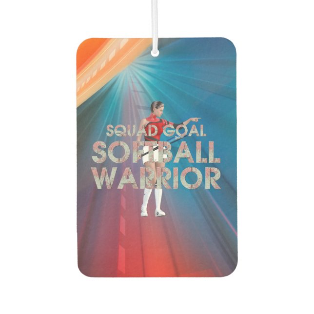 TOP Softball Warrior Air Freshener (Front)