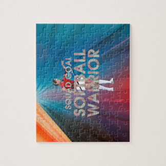 TOP Softball Warrior Jigsaw Puzzle