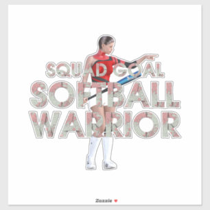 TOP Softball Warrior Sticker