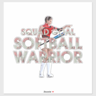 TOP Softball Warrior Sticker